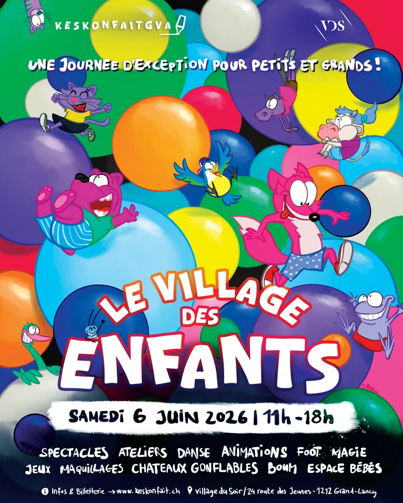 Affiche officielle du Village des Enfants